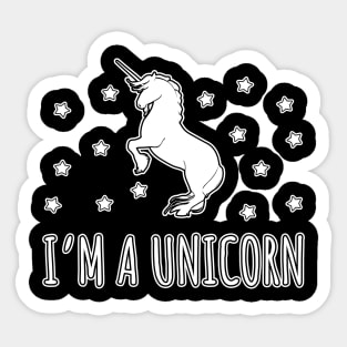 I'm A Unicorn Sticker